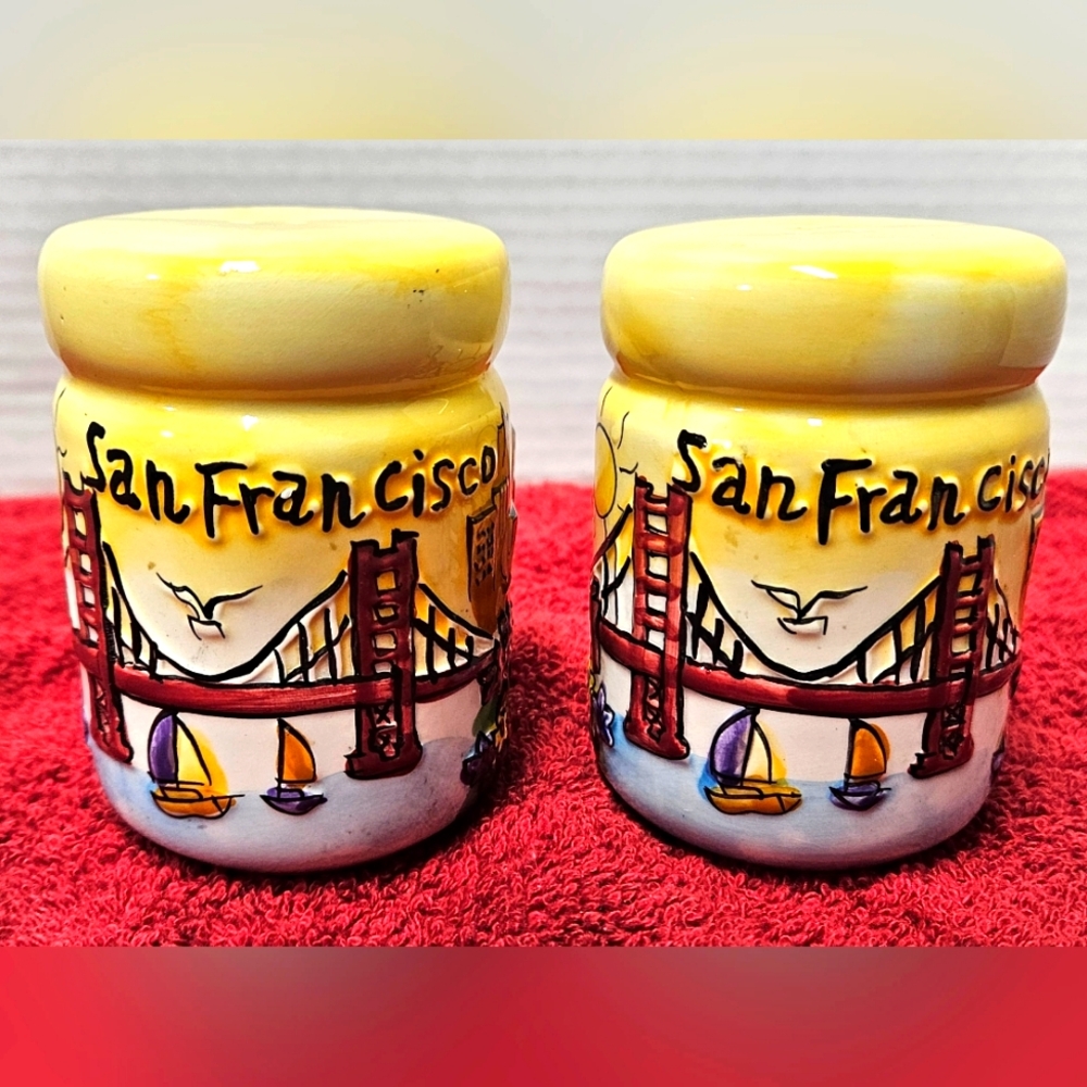 Souvenir Salt and Pepper Shakers from San Francisco